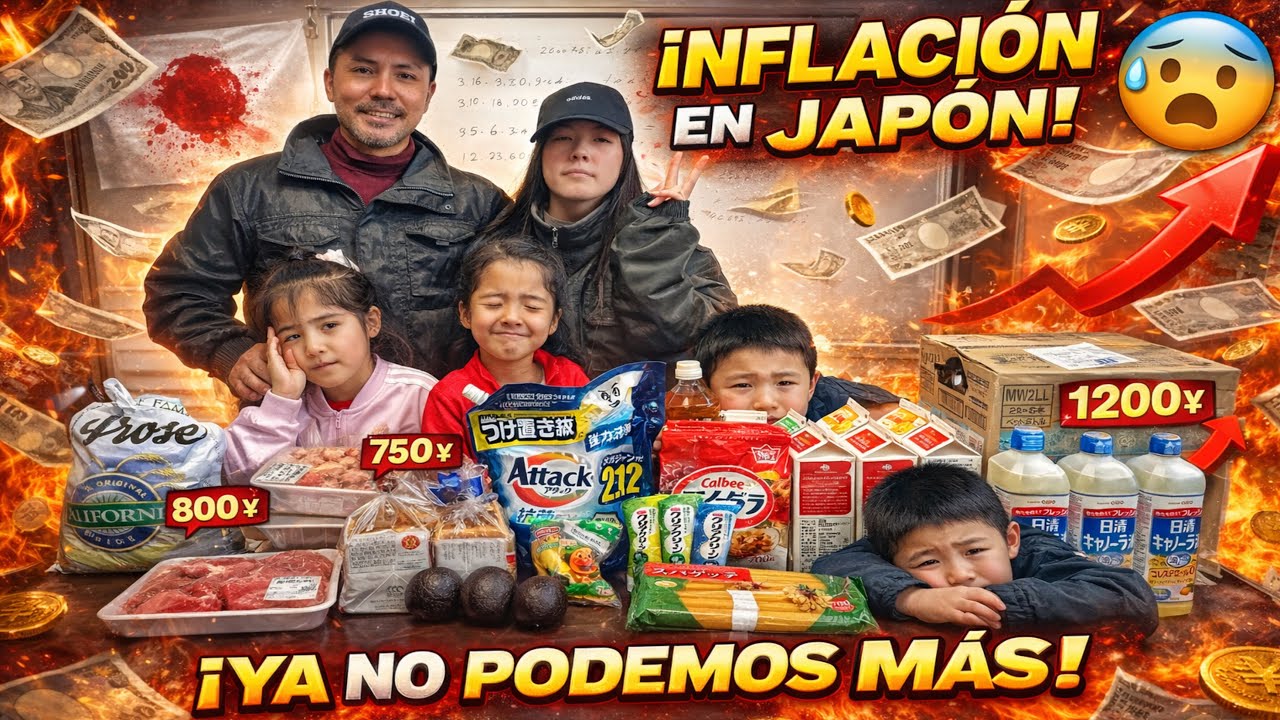 INFLACION EN JAPON !  YA NO PODEMOS MAS !