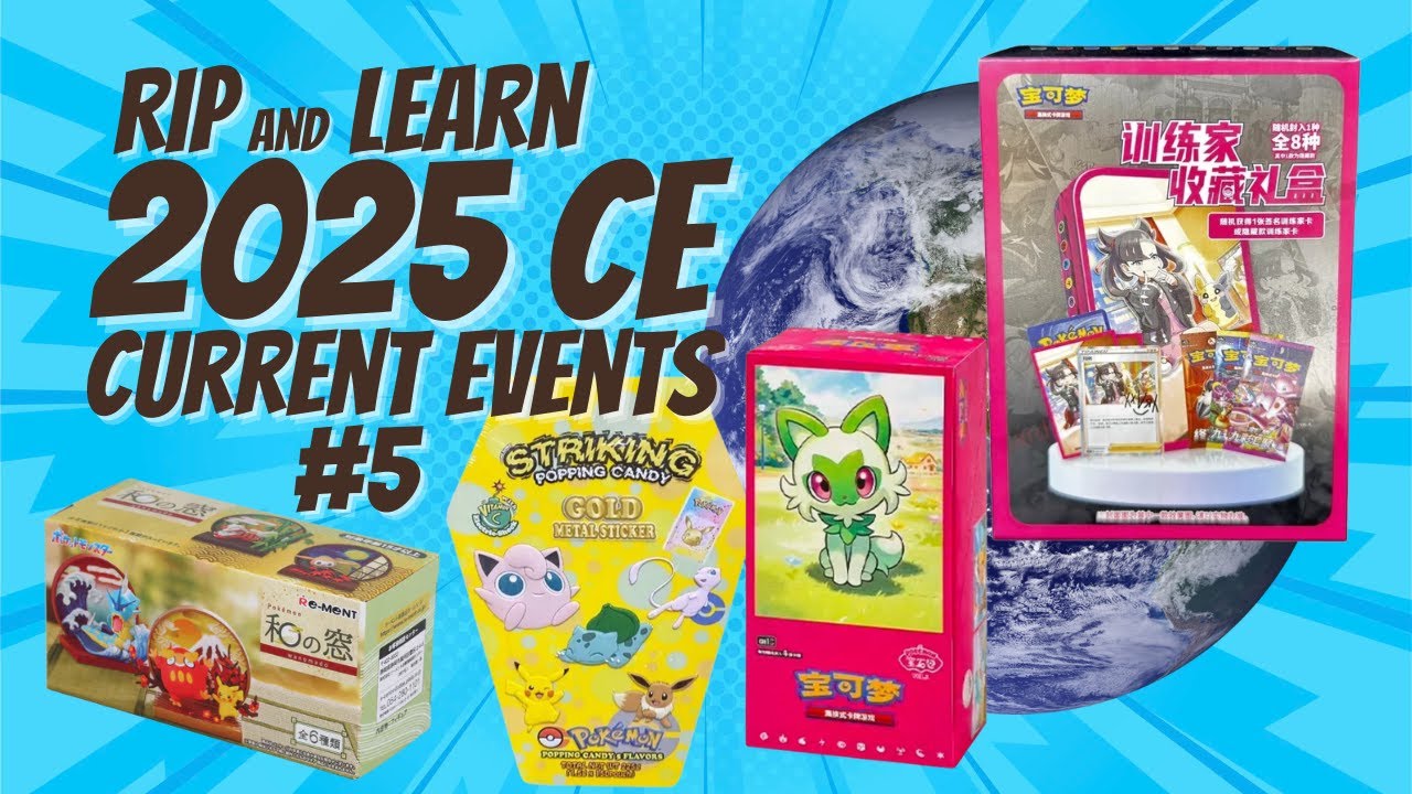 Chinese Gemstones, Korean, and Japanese Openings! - Rip and Learn 2025 CE #5 - Pokémon TCG