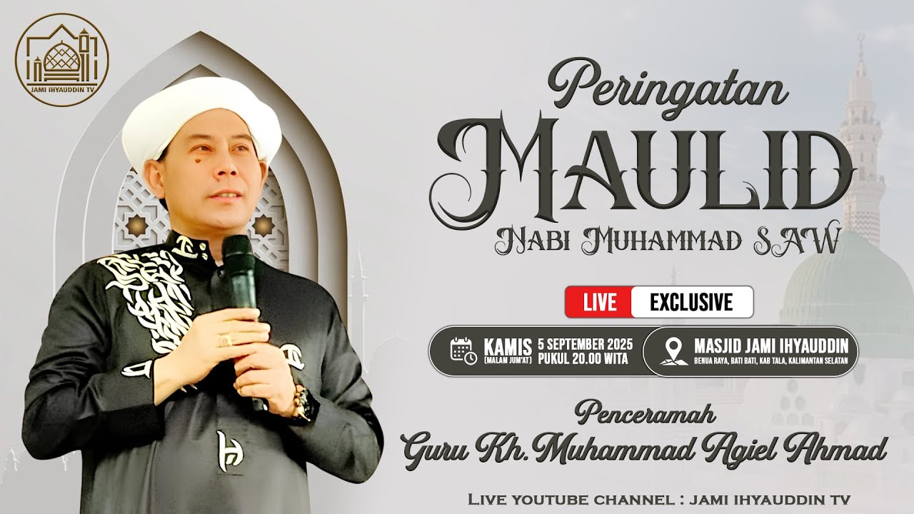 Peringatan Maulid Nabi Muhammad SAW | Masjid Jami Ihyauddin | 04 September 2025