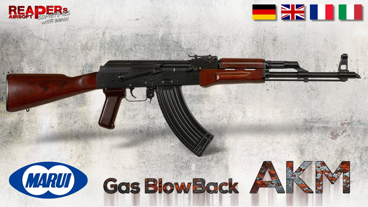 [Review] Tokyo Marui AKM GBBR (TM AK mit Gas BlowBack) 6mm Airsoft/Softair (DE)