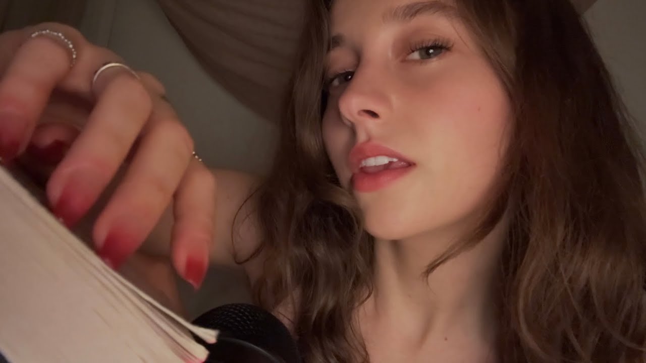 ASMR for people who LOVE mouth sounds + tapping combo