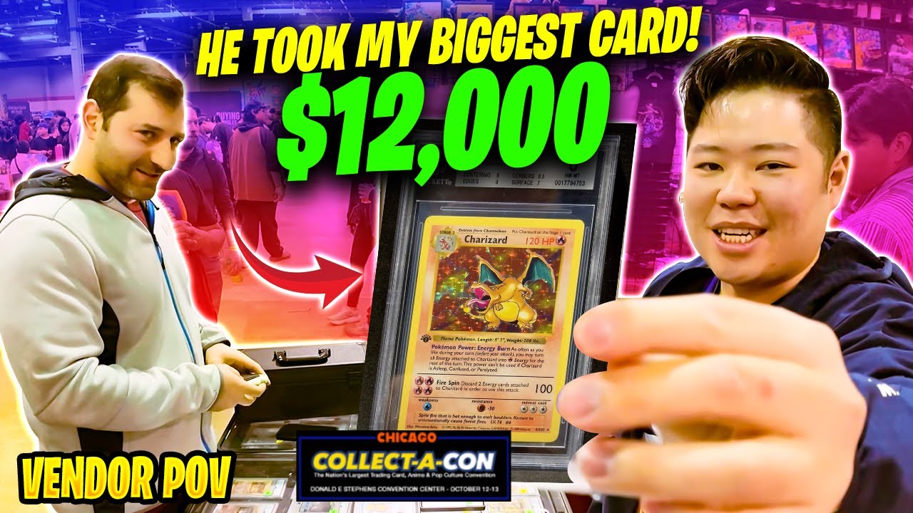 My Riskiest Pokémon Deal EVER! | Vendor POV Chicago Collect-A-Con Day 1