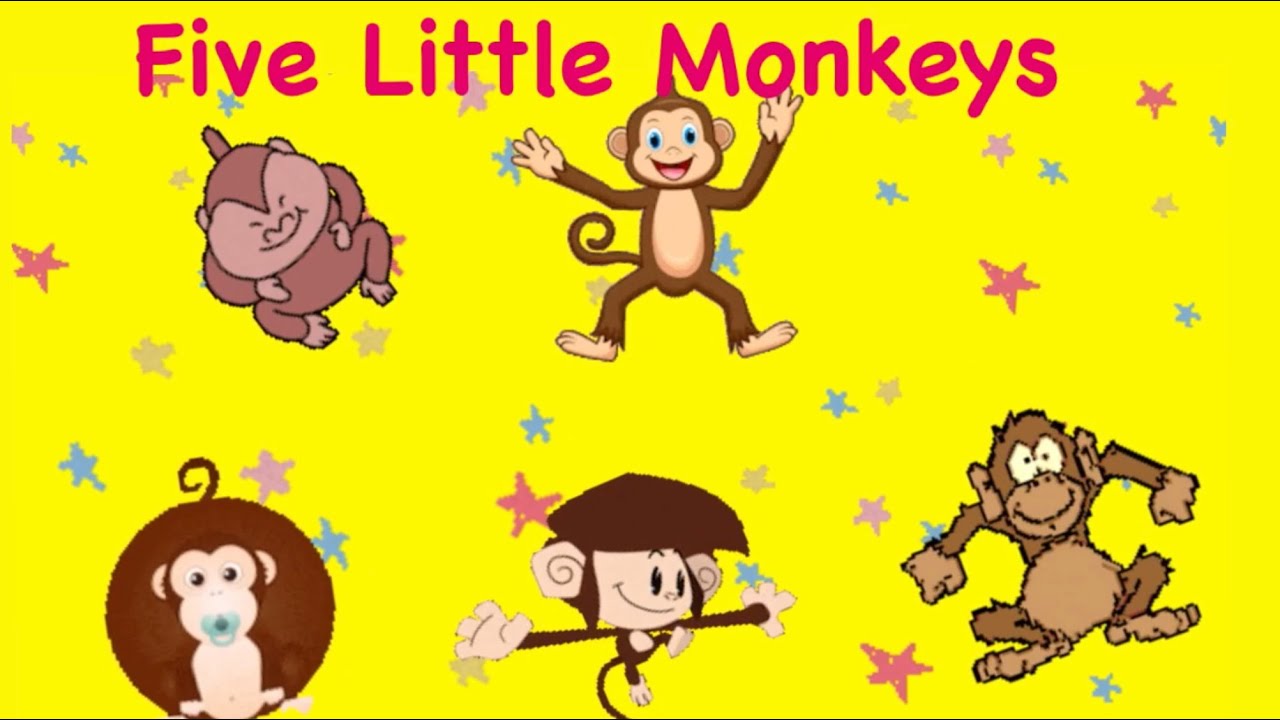Five Little Monkeys | Smart Happy Baby | Nursery Rhymes | Kids Song | Baby Songs