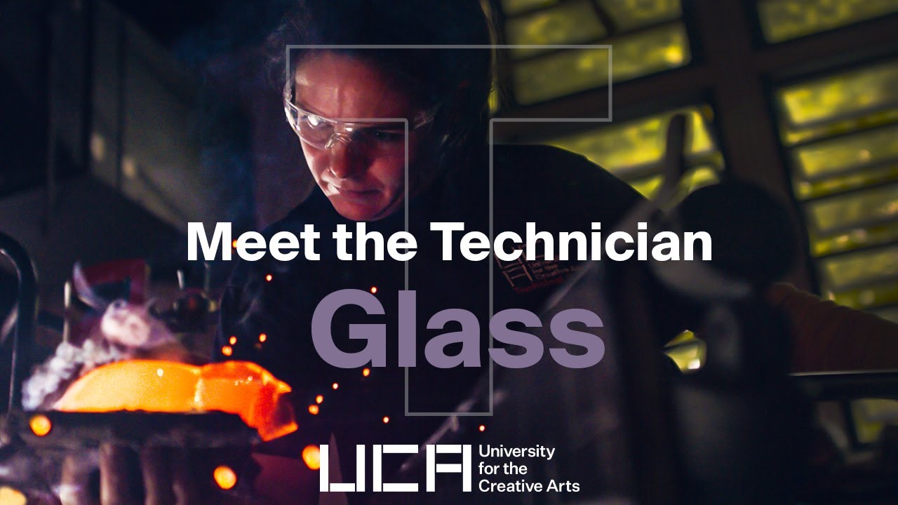 Meet the Technicians - Glass Blowing with Laura | UCA
