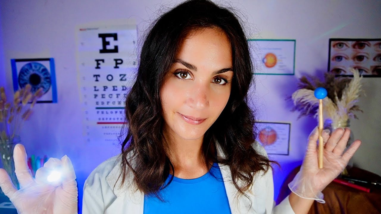 Dottoressa ti esamina la vista 👩‍⚕️ | ASMR ITA | Medical Eye Exam & Color Test • Roleplay