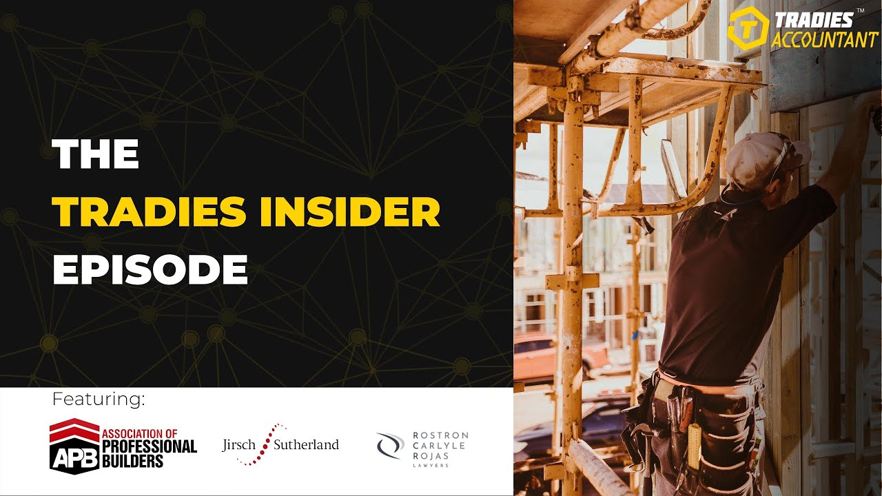 Episode #01 : Understanding Insolvency In  Australia: Tradies Insider Episode