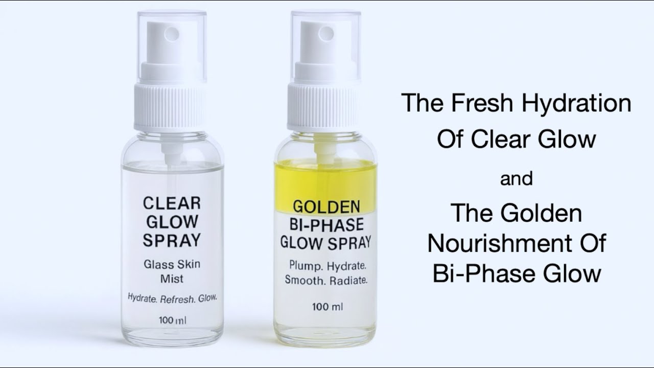 Двухфазный спрей для сияния кожи Clear & Golden Glow Mist для эффекта «стеклянной кожи» (подходит...