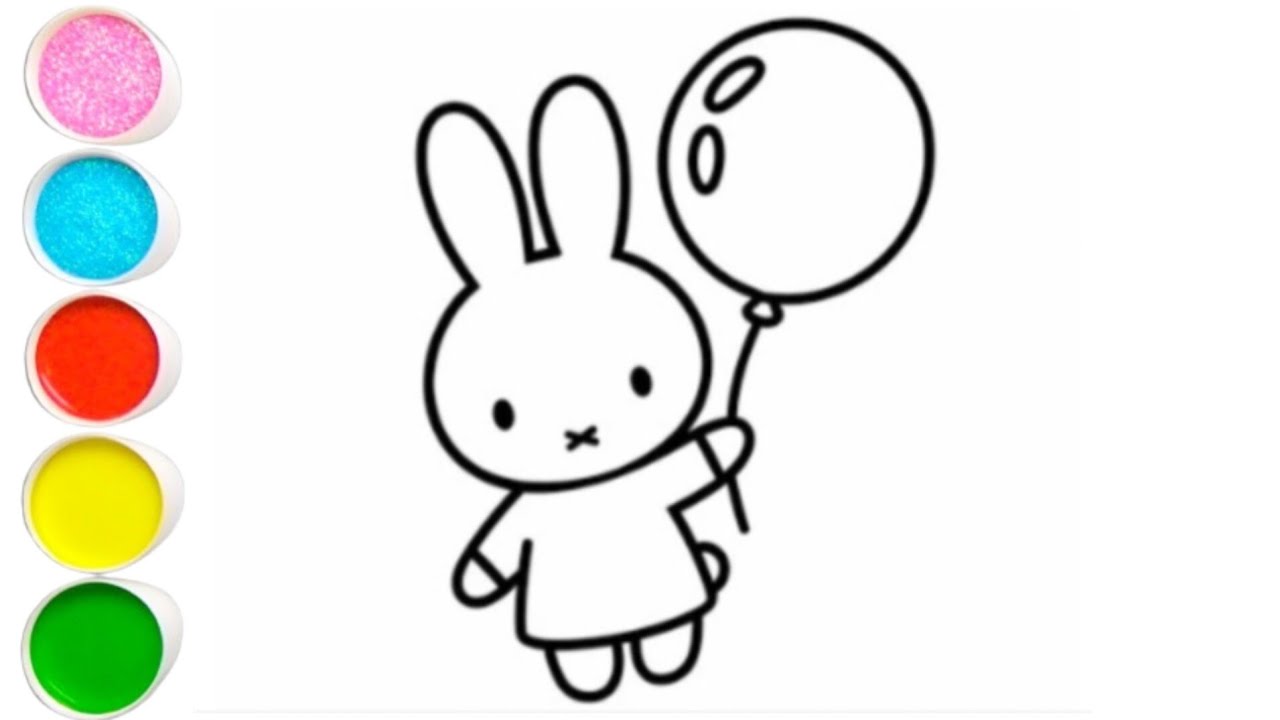 Hello kitty drawing painting and coloring for kids and toddler's 