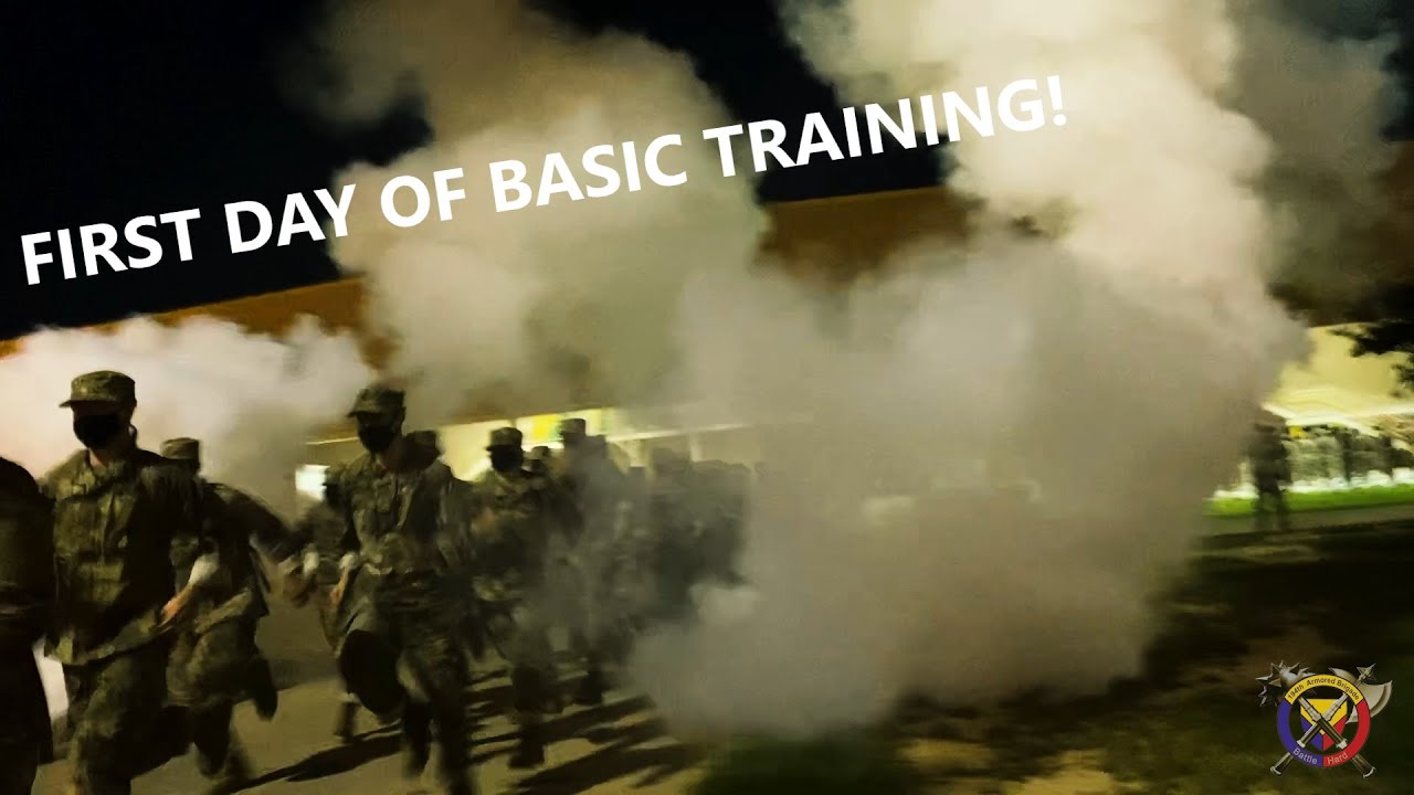 US ARMY BASIC TRAINING! The First Day! (Fort Benning)