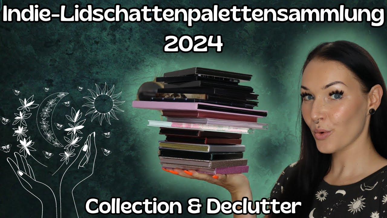 Meine Indie-Lidschattenpalettensammlung ✨ 2024 I Eyeshadow Collection & Declutter