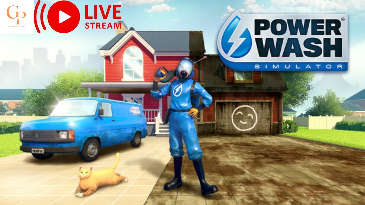 🔴LIVE | Powerwash Simulator | GaaneshPlayz