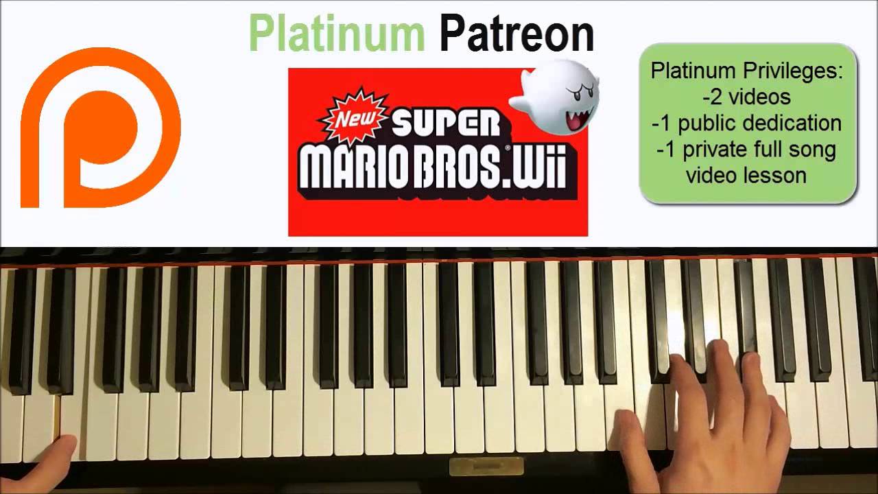 Ghost House - New Super Mario Bros. Wii | Patreon Dedication #33 (Piano Cover)