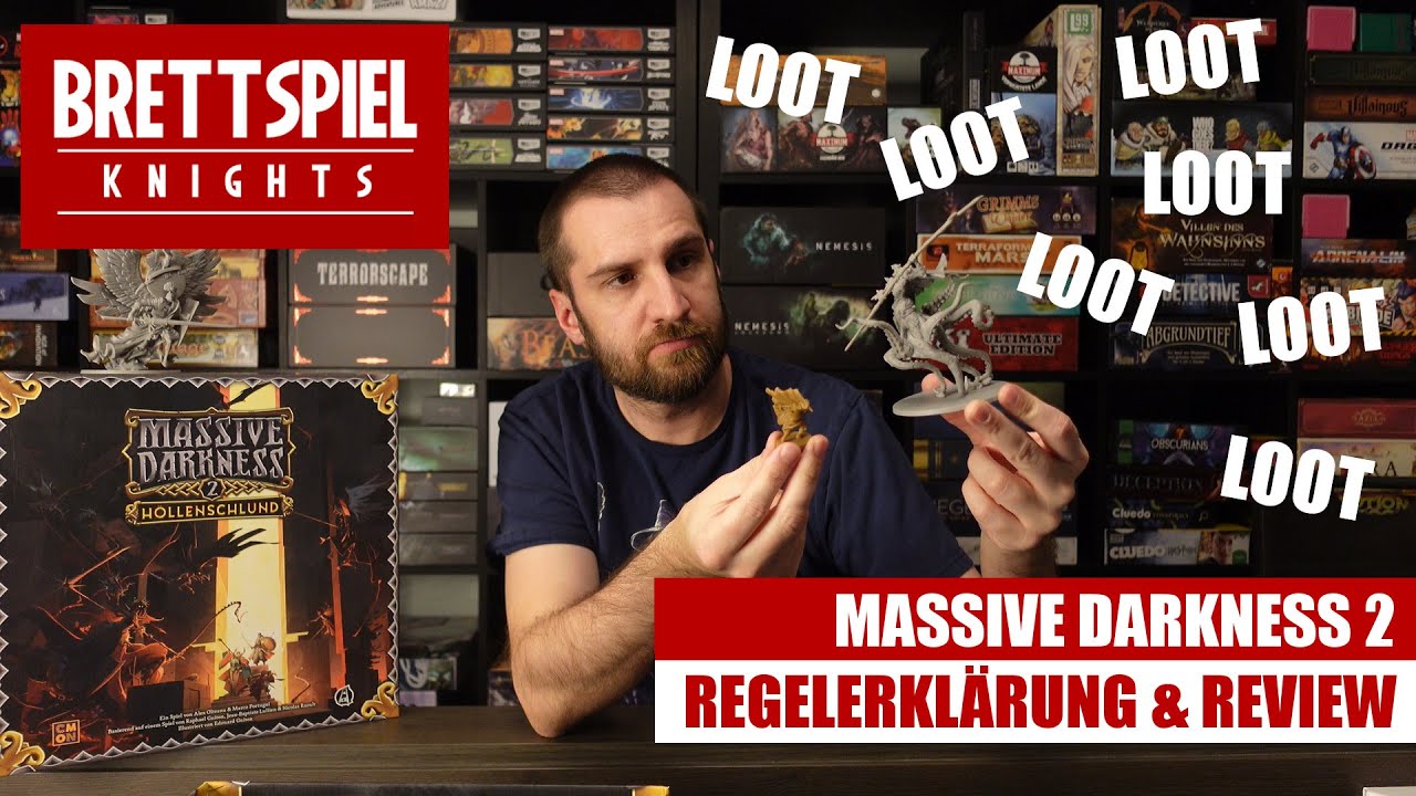 Massive Darkness 2 Höllenschlund Brettspiel - Regelerklärung und Review inkl. Tutorial Lets Play