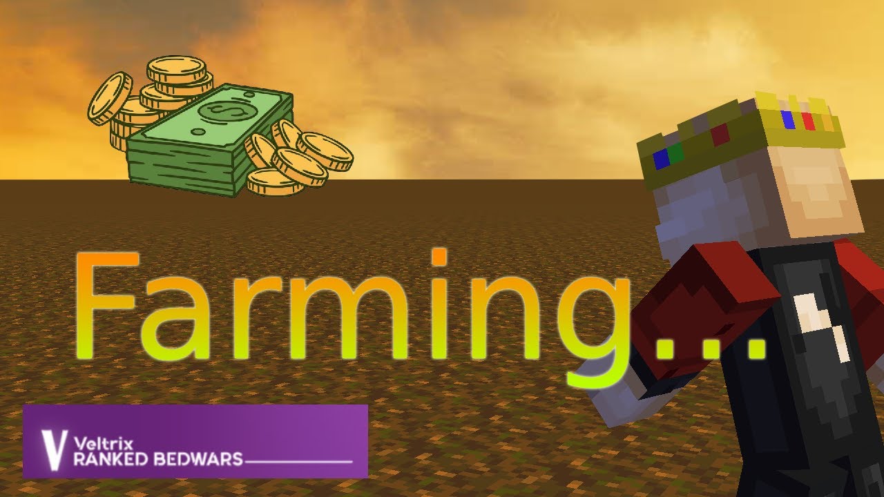 Farming kills for my friend in Veltrix Ranked Bedwars!