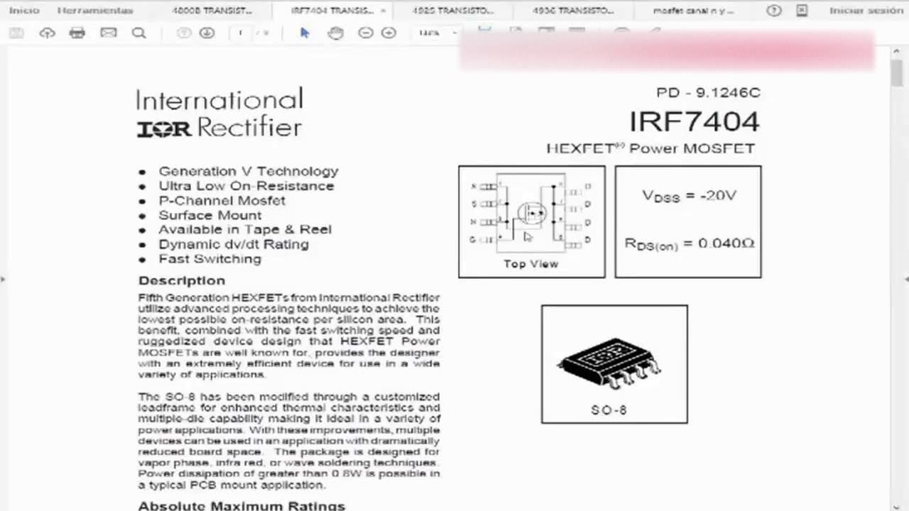 COMO MEDIR TRANSISTOR MOSFET