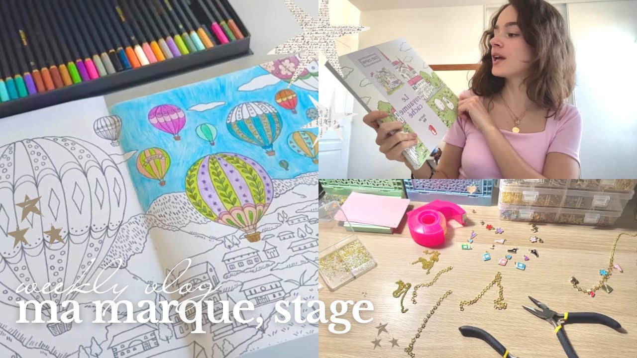 Weekly vlog | commandes, stage… 💐⭐️