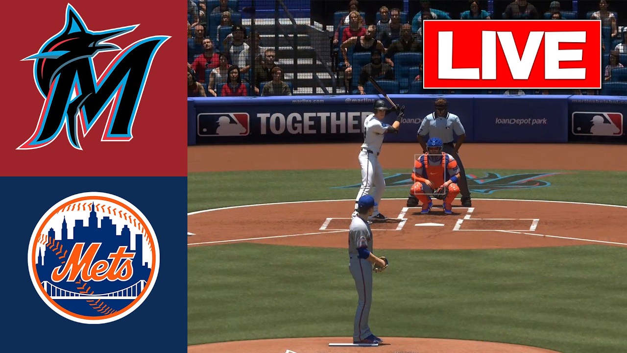 🔴LIVE 🔴Miami Marlins vs New York Mets  / 06/03/26 Spring training /MLB THE SHOW 26