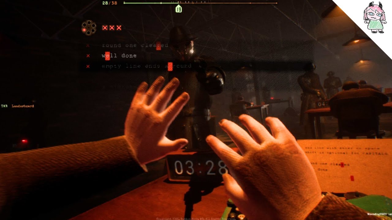 this horror game punishes every typo