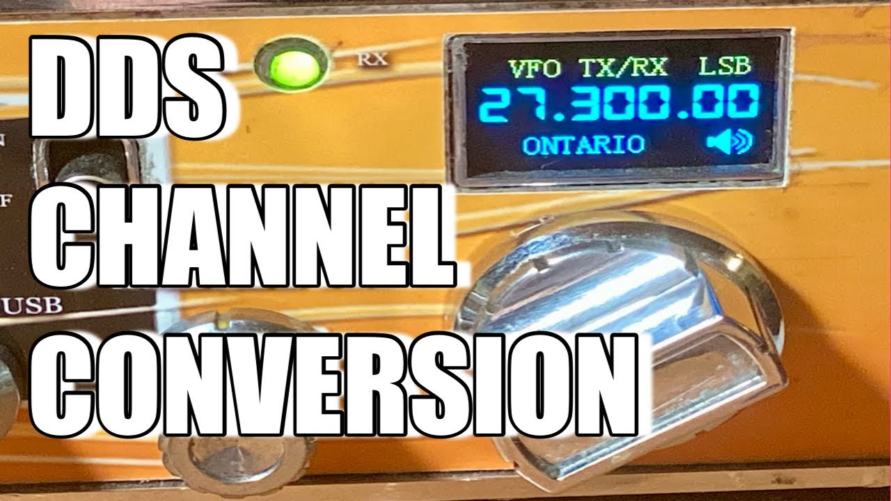 Best cb radio Mod ever, DDS CONVERSION  - COBRA 148 GTL