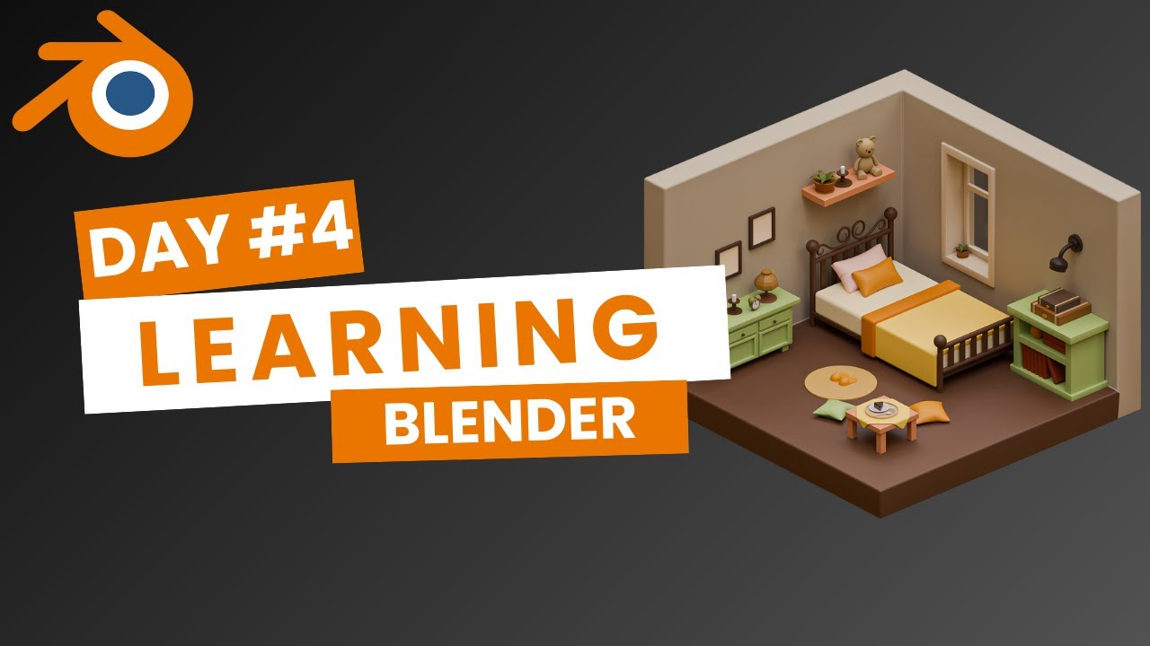 Isometric Room Modeling: Blender Day 4