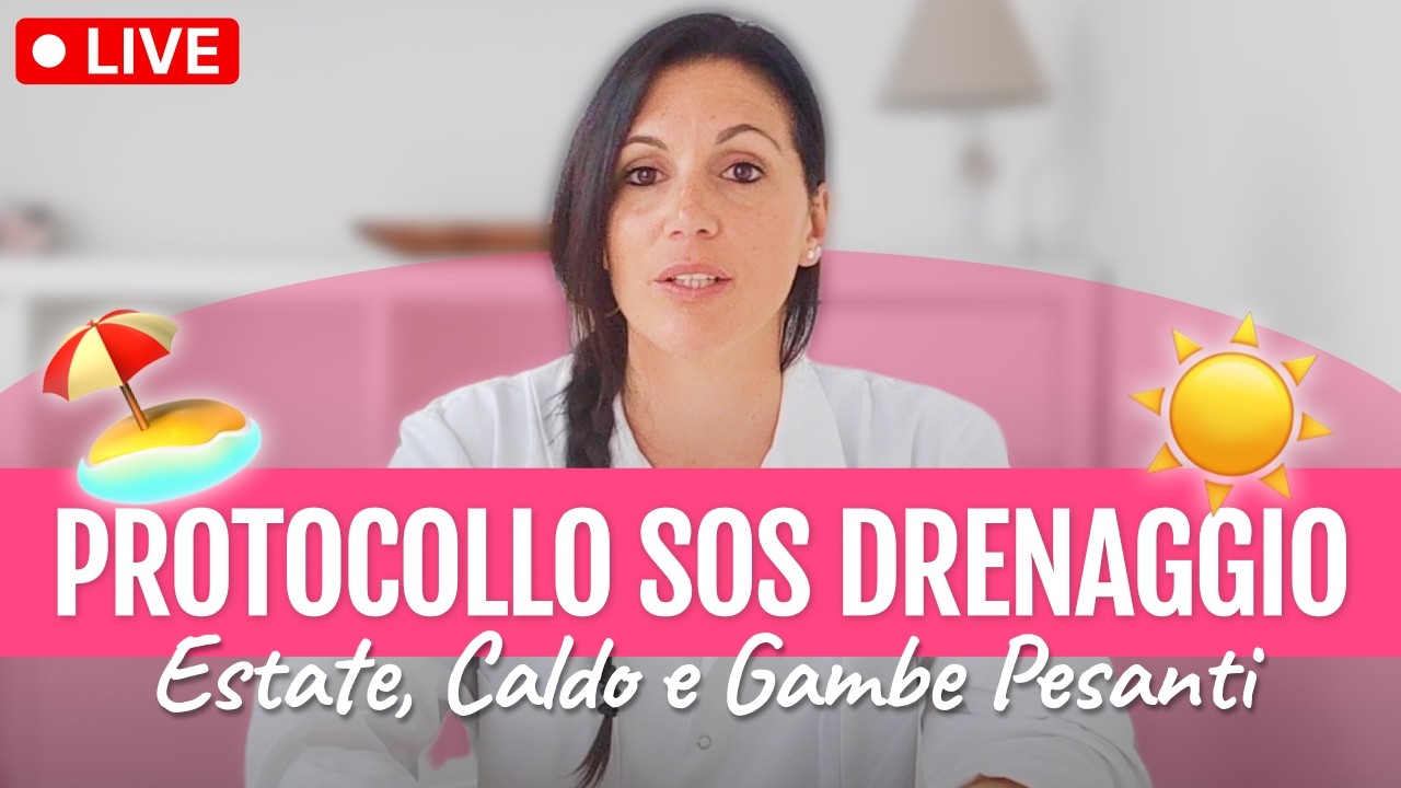 Estate, Caldo e Gambe Pesanti: Il Protocollo SOS Drenaggio