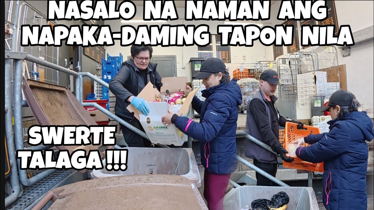 SINALO NA NAMAN ANG MGA BAGONG TAPON SA MAIN BIN | DUMPSTER DIVING IN FINLAND | THAI-FINNISH 