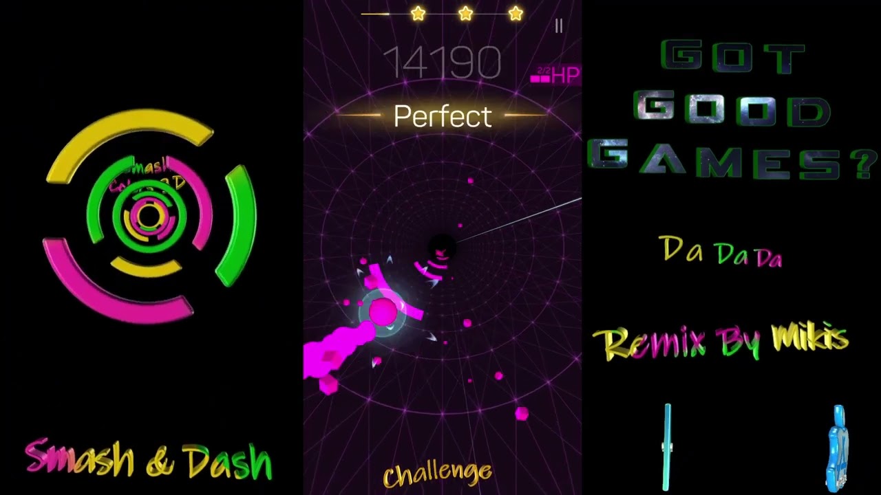Da Da Da - Smash Colors 3D  Best Play! (Challenge)