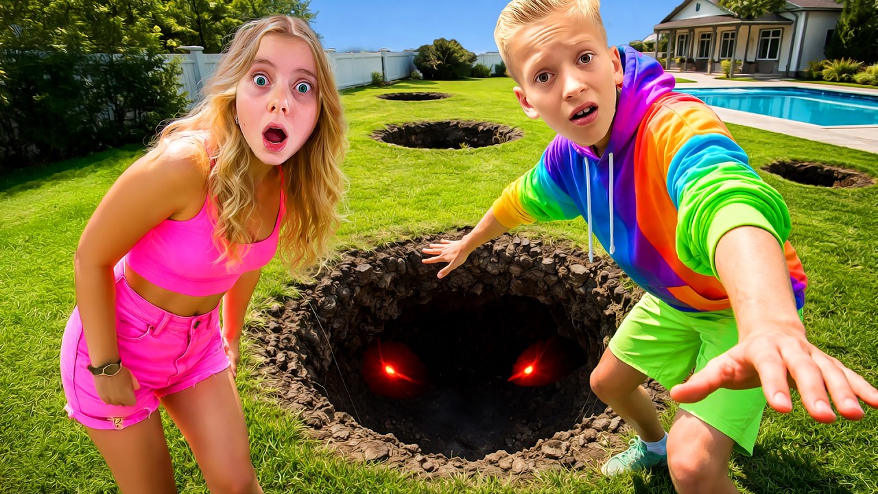😱 GĂURI MISTERIOASE &icirc;n CURTE 💀
