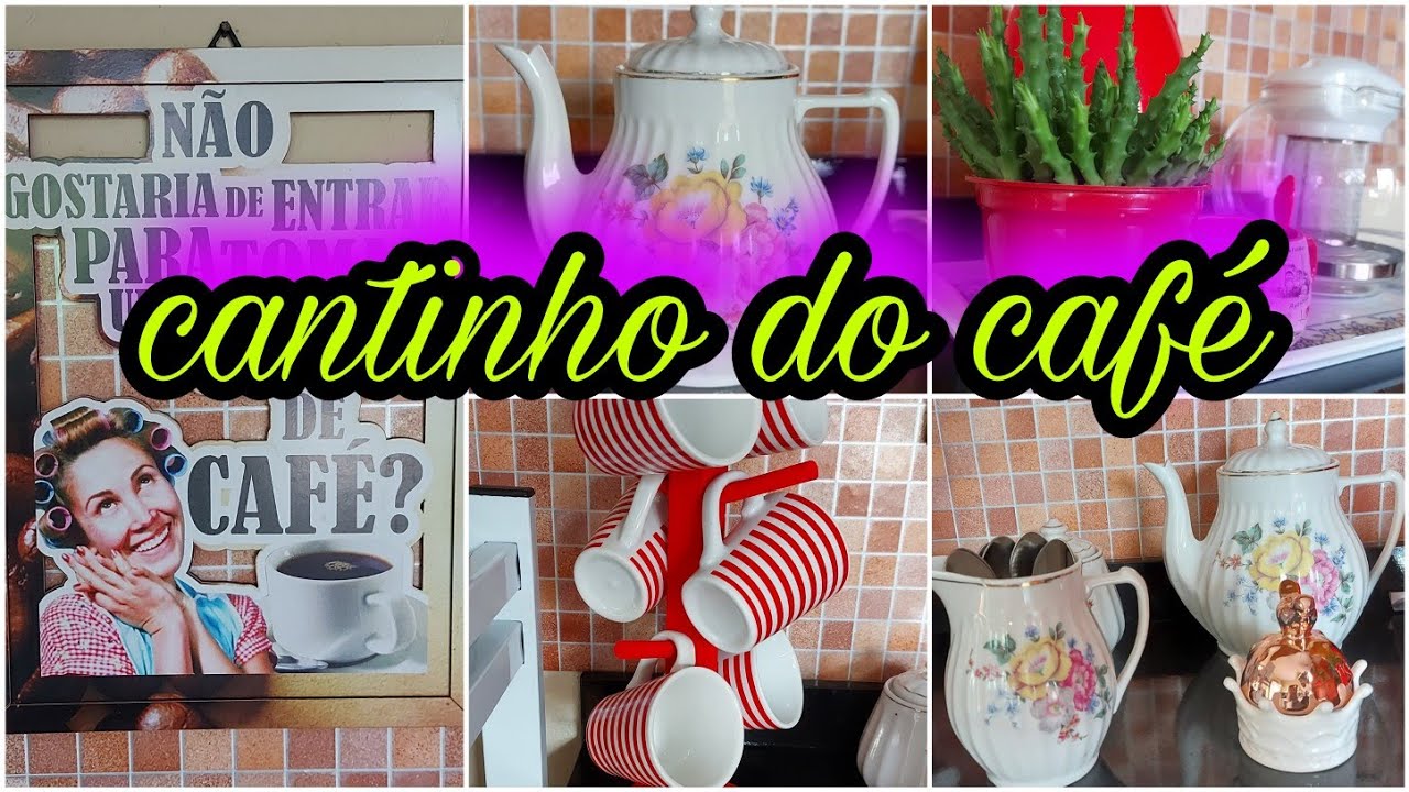 CANTINHO DO CAFÉ☕ USANDO RELÍQUIAS DE PORCELANA DE 1939