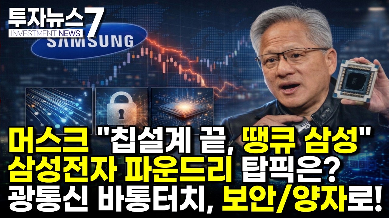 [투자뉴스7 브리핑] 머스크 