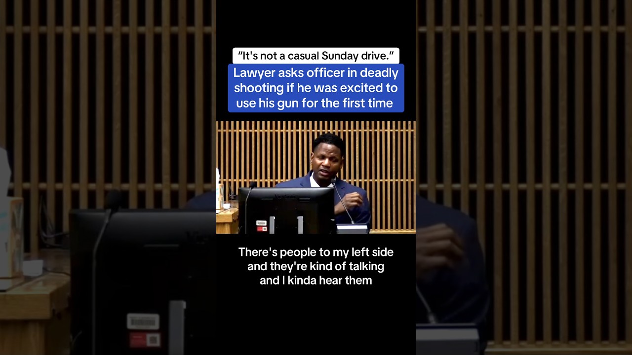 Lawyer Asks Officer In Deadly Shooting If He Was Excited To Use His Gun For The 1st Time