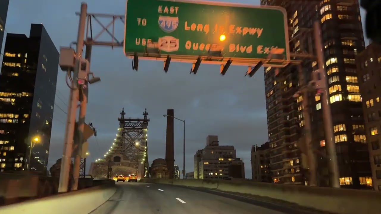 The Queensboro Bridge connects a portion of Manhattan and a portion of Queens.
