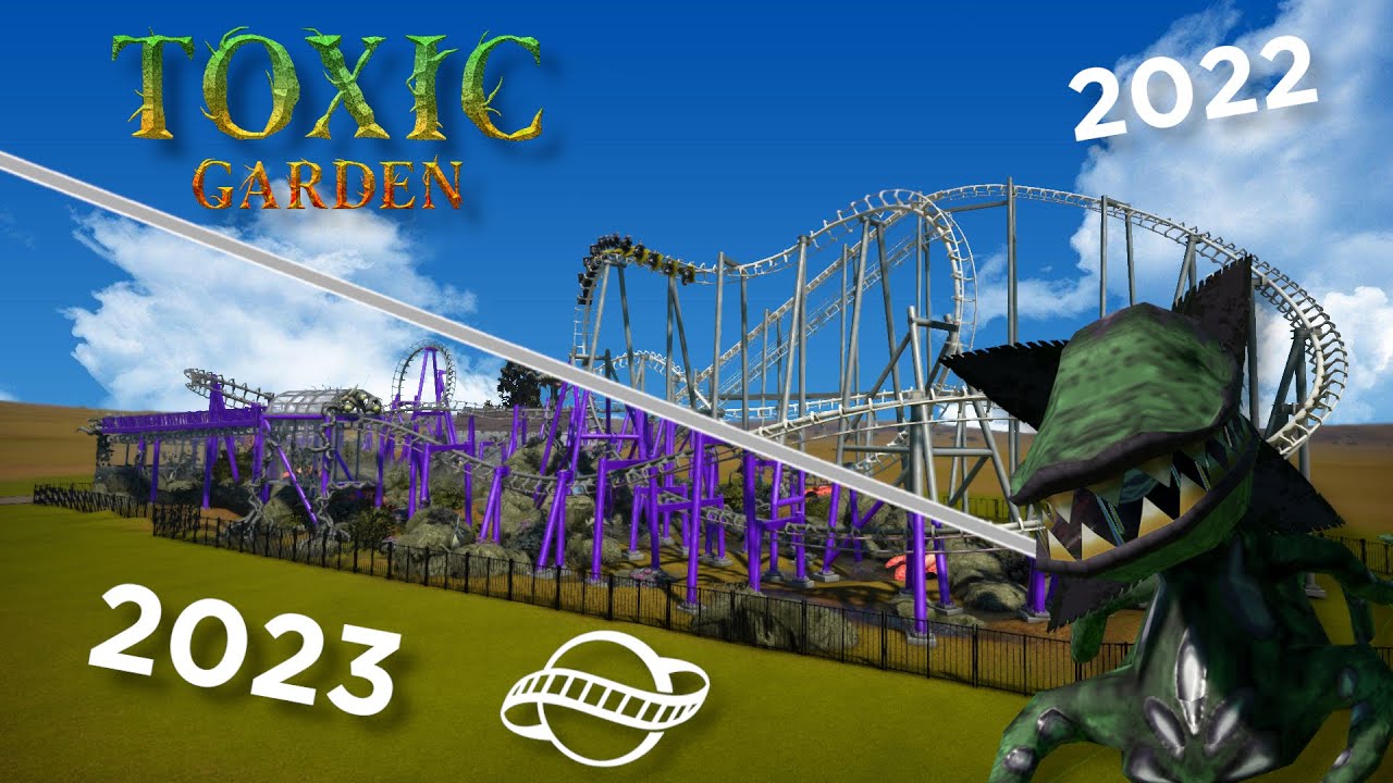 So hätte TOXIC GARDEN aussehen sollen! - Planet Coaster Creation | Heide Park