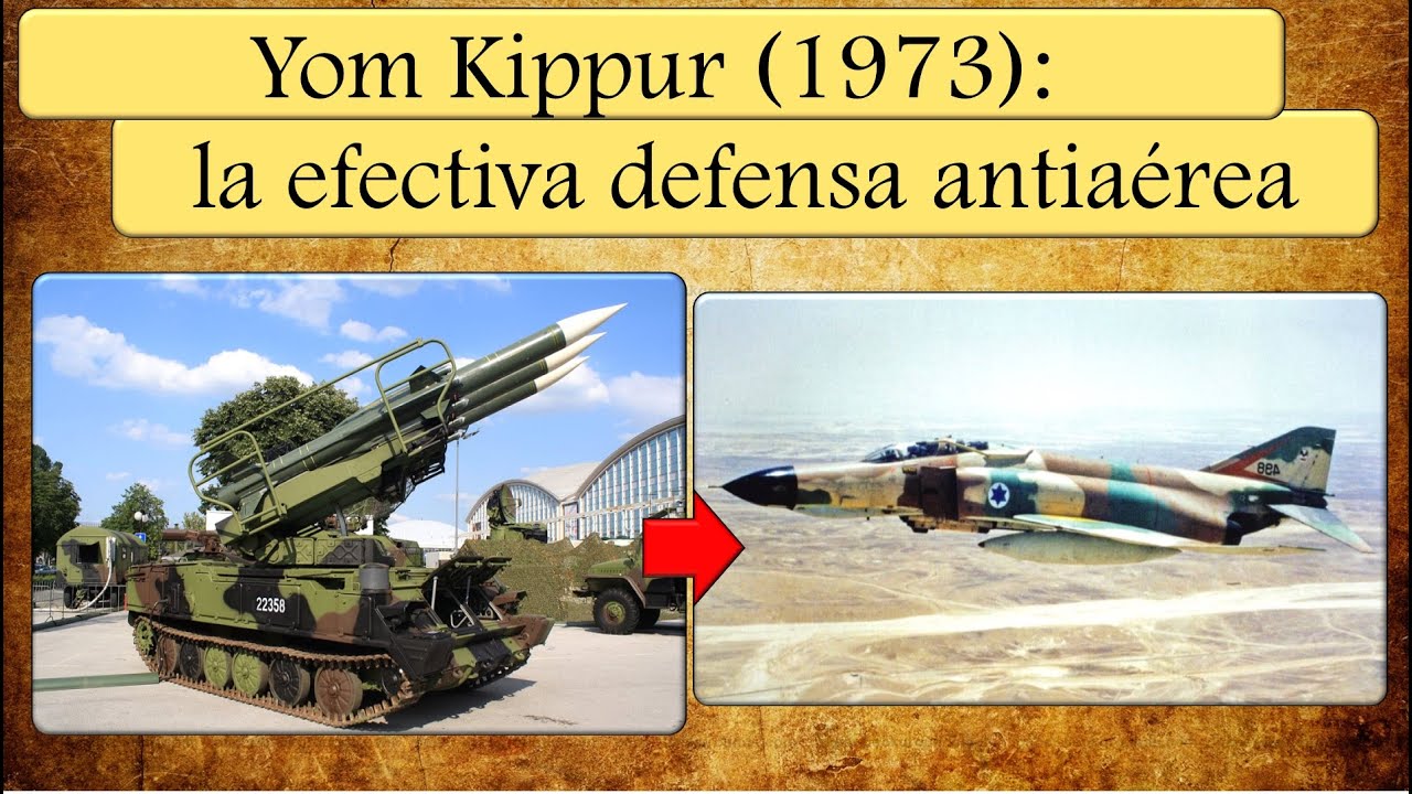 Yom Kippur (1973): armas antiaéreas de Egipto y Siria