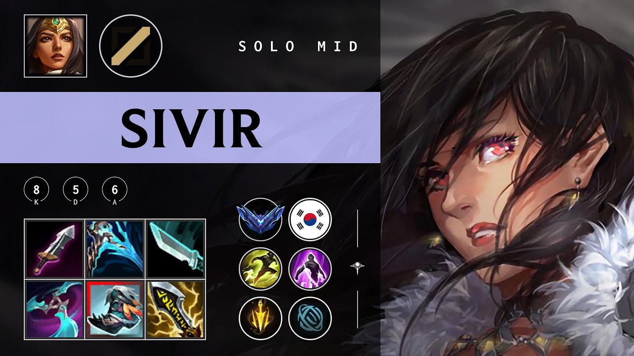 Sivir Mid vs Twisted Fate - KR Diamond Patch 25.24