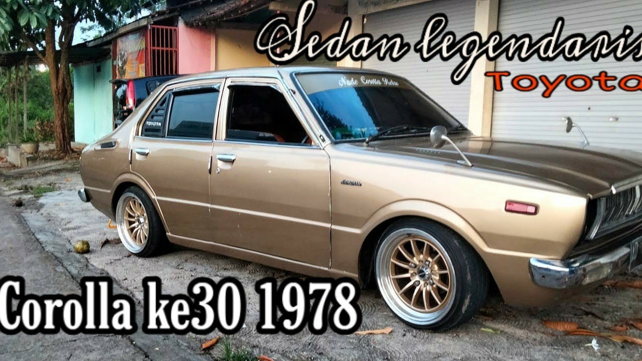 Mobil Toyota Corolla ke30, sedan irit perawatan mudah