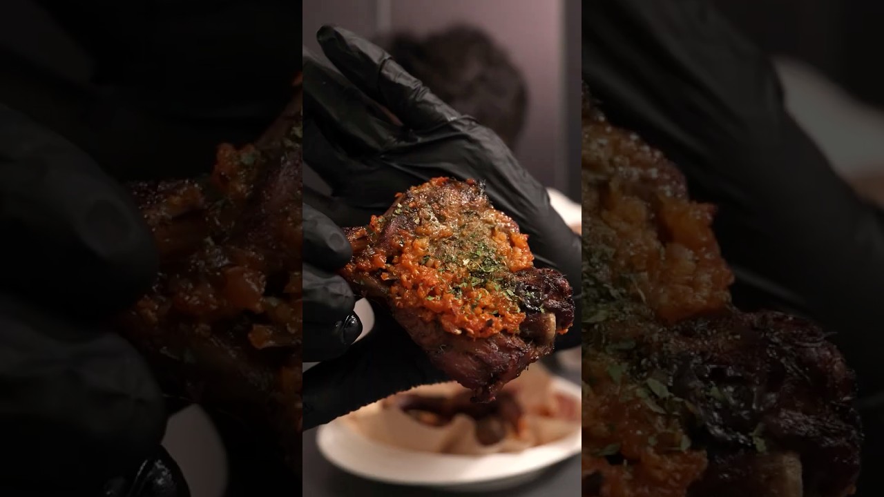 Sweet Heat Oven-Baked Chicken: Sticky Gochujang Glaze Magic 🍗🔥 #food #cooking