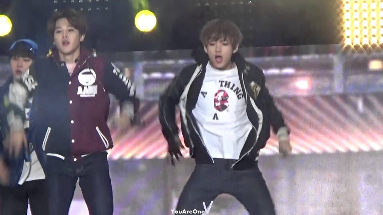 151009 원케이 콘서트 방탄소년단 쩔어 뷔(태형)focus