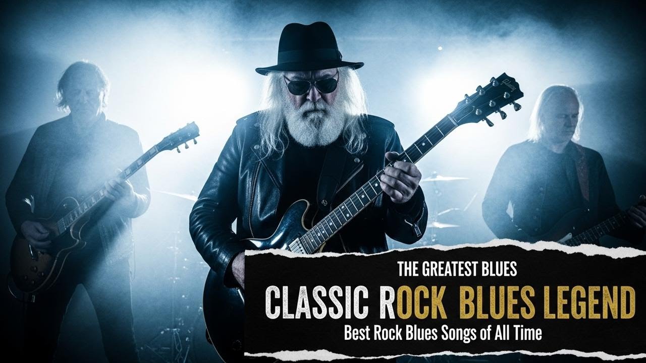 ZZ Top, Jimi Hendrix, Muddy Waters, Eric Clapton, BB King – Timeless Guitar Blues Anthems