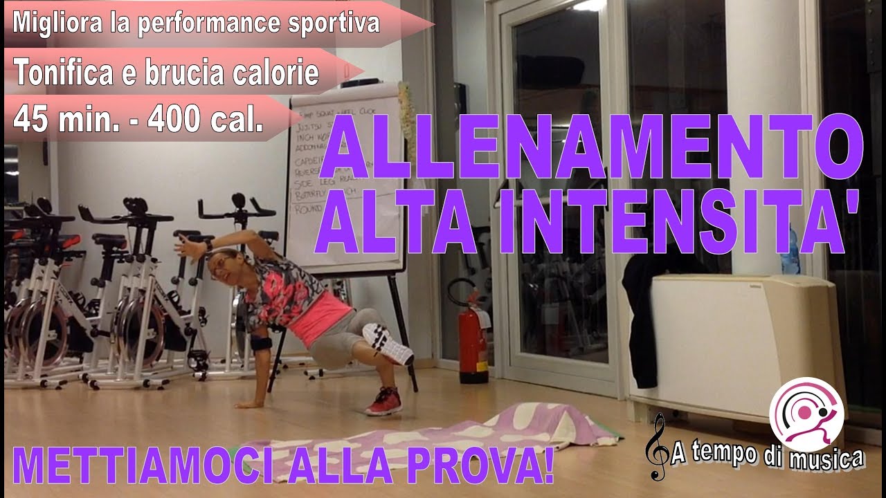 Allenamento ad alta intensità per tonificare bruciare calorie e migliorare le prestazioni sportive