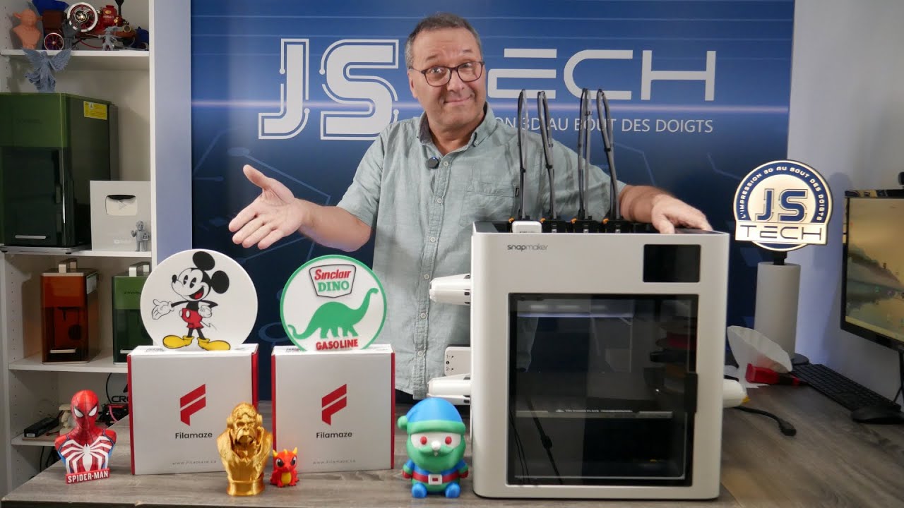 Snapmaker U1 : L’impression 3D multicolore réinventée
