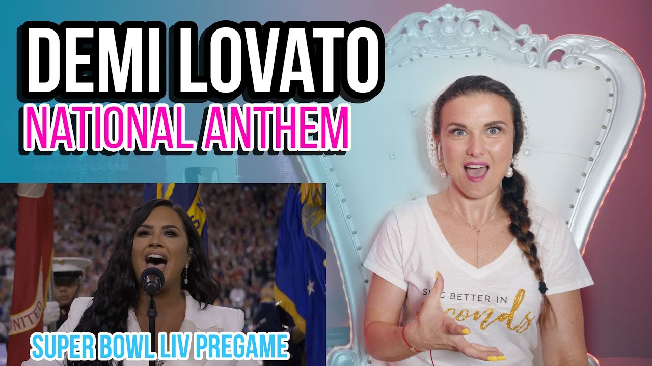 Vocal Coach Reacts to Demi Lovato -National Anthem | Super Bowl