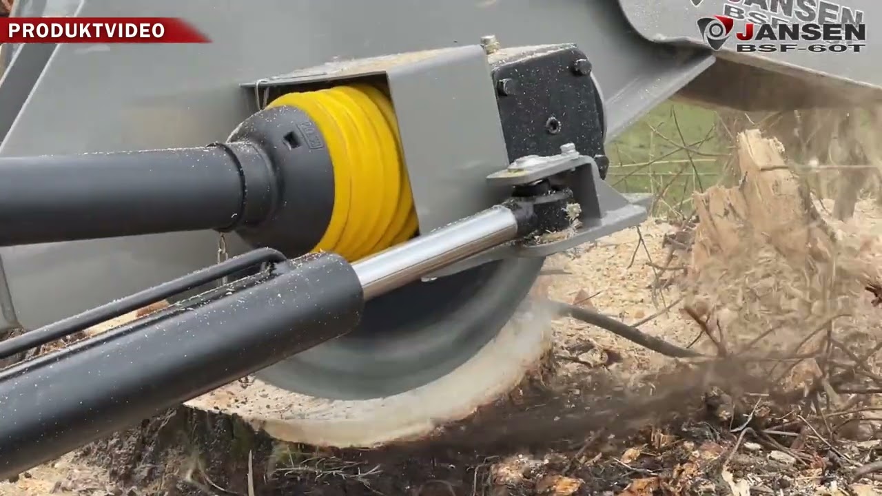 Destoconadora trituradora de raíces Jansen BSF 60T | AgroAnuncios.es