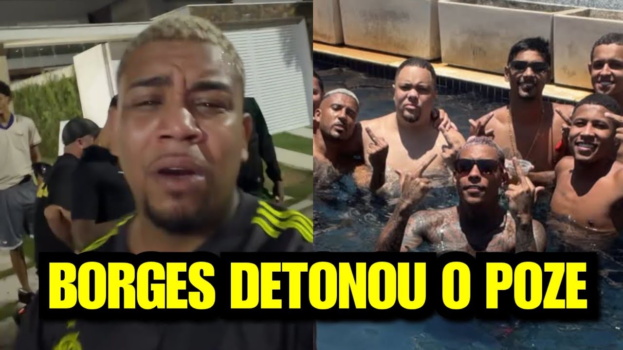 Os amigos do Poze invadiram a casa do Borges e deu ruim. Treta entre os artista da Mainstreet!