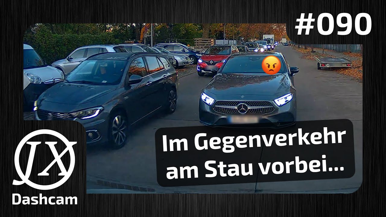Geisterfahrer, lebensmüde Radfahrer & gestörte Überholer | #090 Dashcam Compilation Berlin | Germany