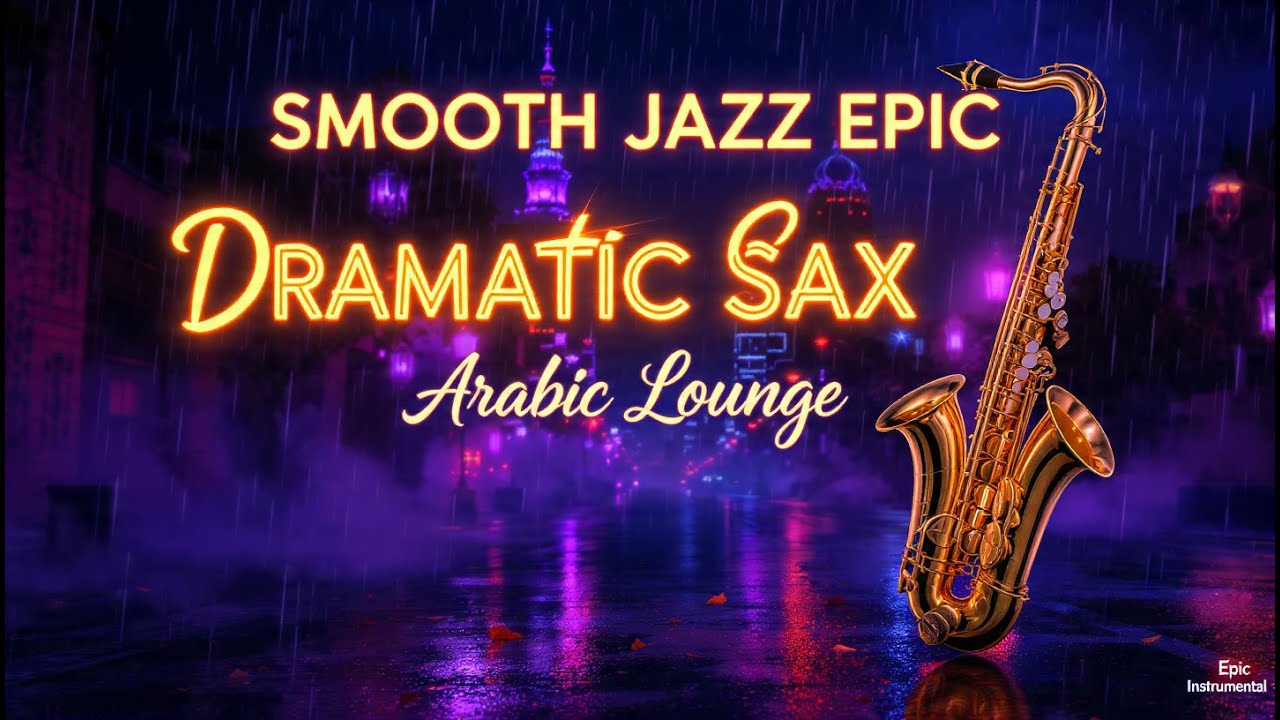Warm Smooth Jazz – Dramatic Sax Instrumental with Arabic Lounge Fusion