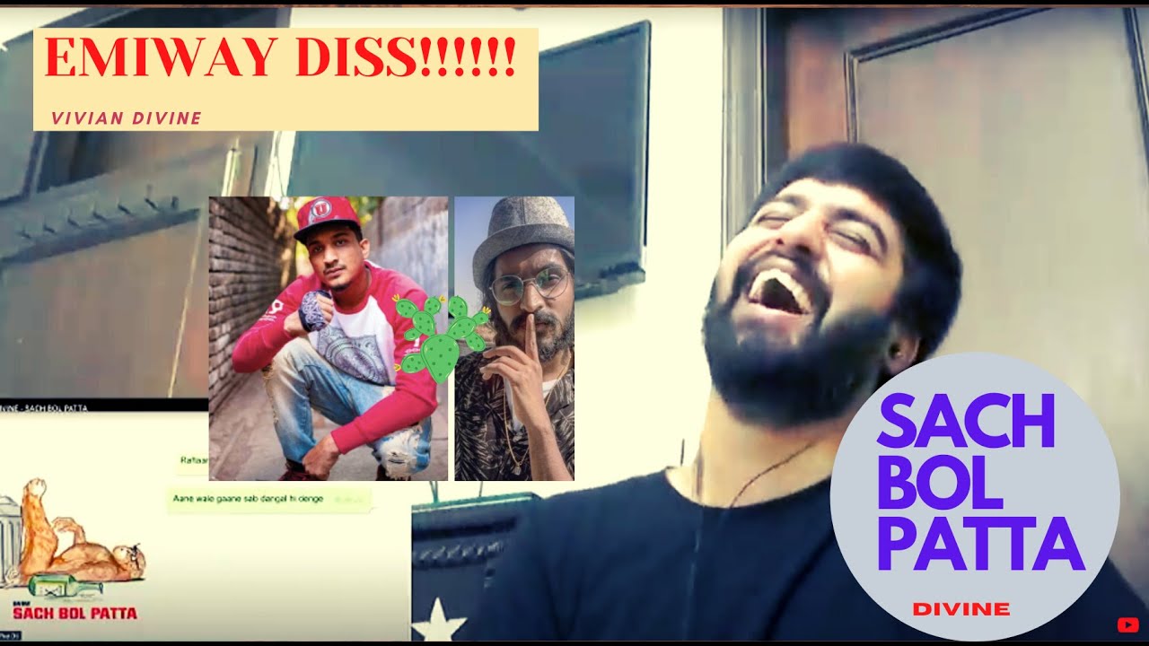 DIVINE SACH BOL PATTA REACTION/BREAKDOWN | #GullyGang #DIVINE #KatReactTrain | EMIWAY DISS