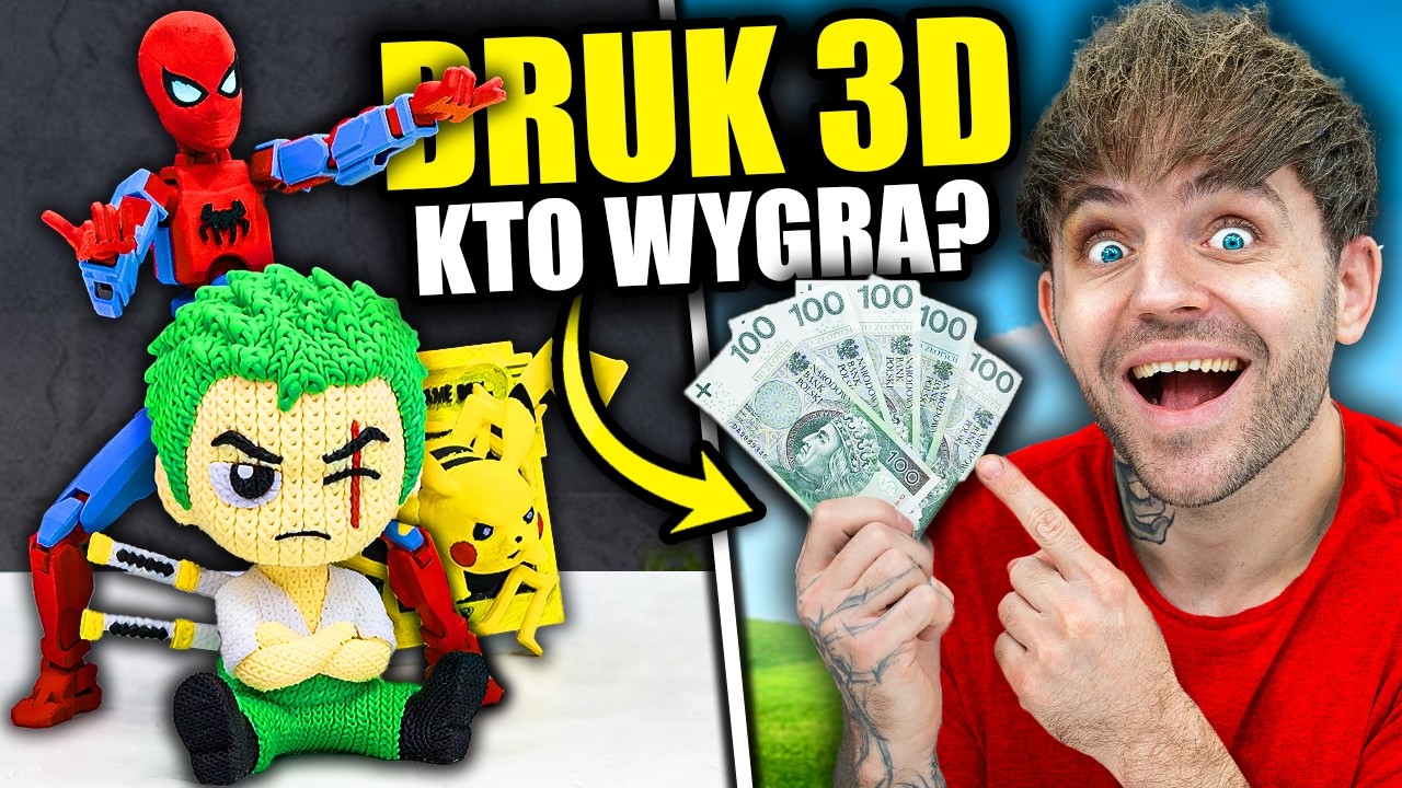 Najlepszy DRUK 3D WYGRYWA 500zł!