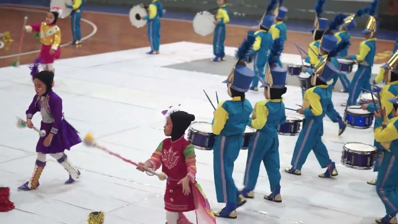 TK Islam Permatasari Juara 2 Lomba Drumband Intern, Juara 1 Majoret, Juara 1 Deville