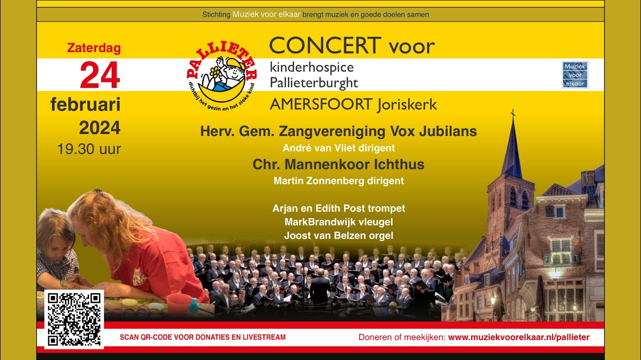 Koorconcert vanuit de Joriskerk in Amersfoort